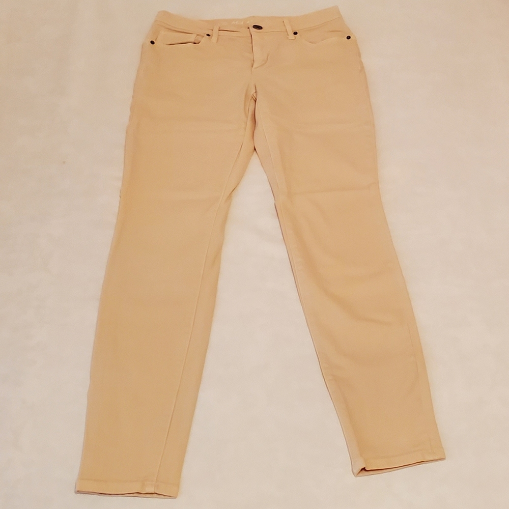 Victoria's Secret 2 Vintage Y2K Peach Denim Mid Rise Siren Skinny Jeans